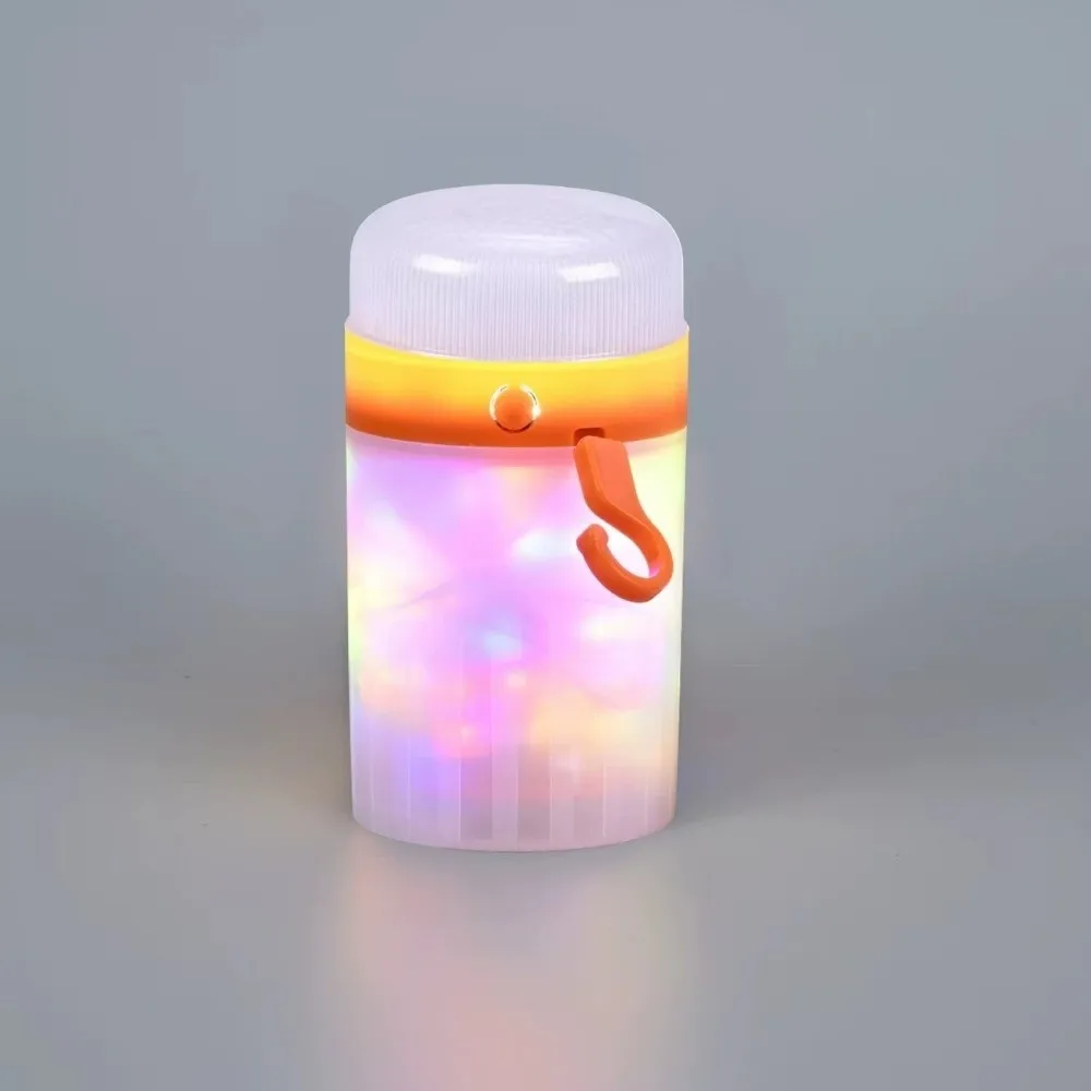 المحمولة الملونة التخييم ضوء مقاوم للماء RGB سلسلة ضوء مع هوك 10 متر طول LED التخييم مصباح خيمة ديكور