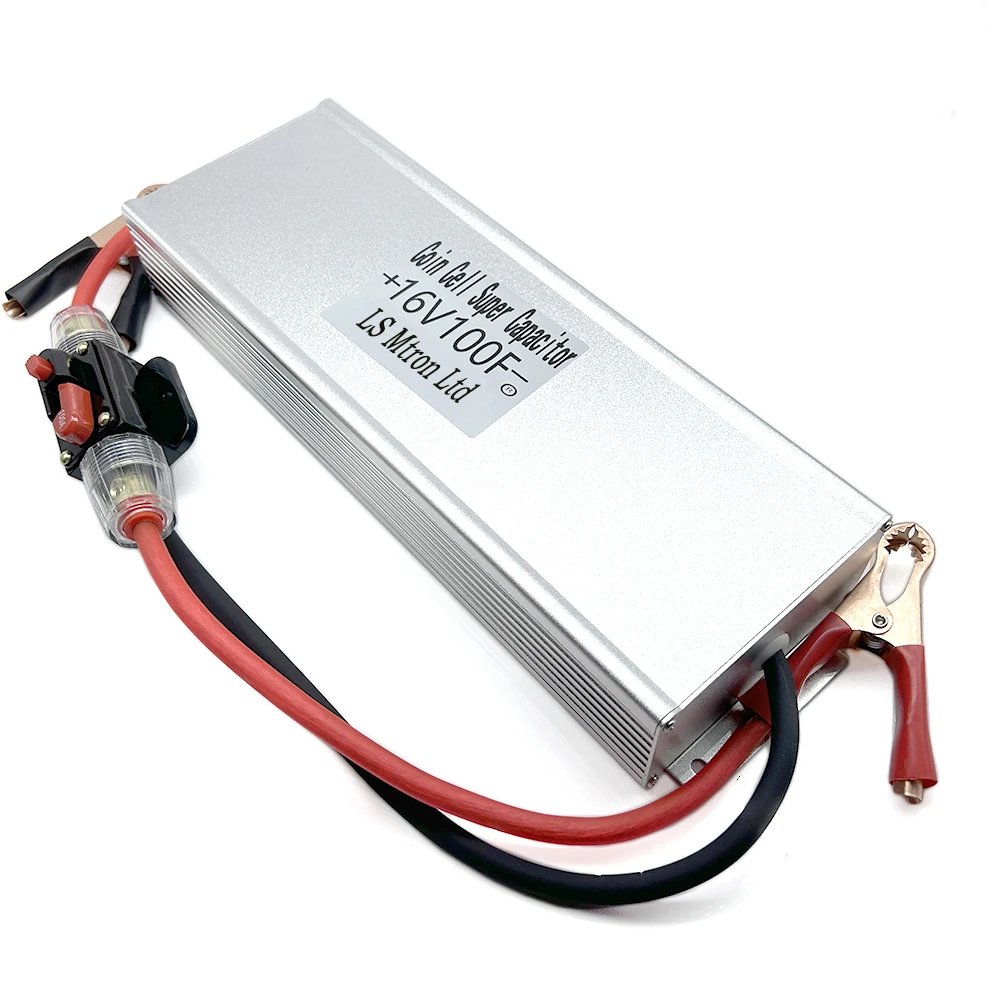 

Индивидуальный автомобильный выпрямительный модуль 16V100F 2,7V600F, комплект автомобильного зажигания 17V116F с зажимами для аккумулятора, зажим типа «крокодил» 2,85V700F