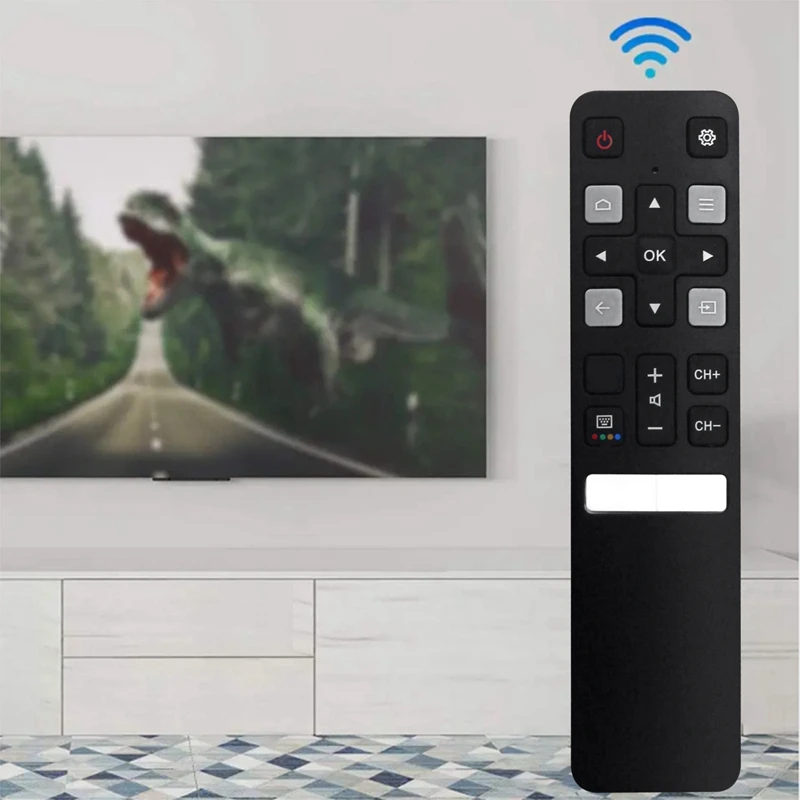 Замените RC802V FNR1 пульт дистанционного управления для TCL Android 4K UHD Smart TV 65P8S 65P8 55P8S 55P8 49P30FS 55EP680 49S6800 черный