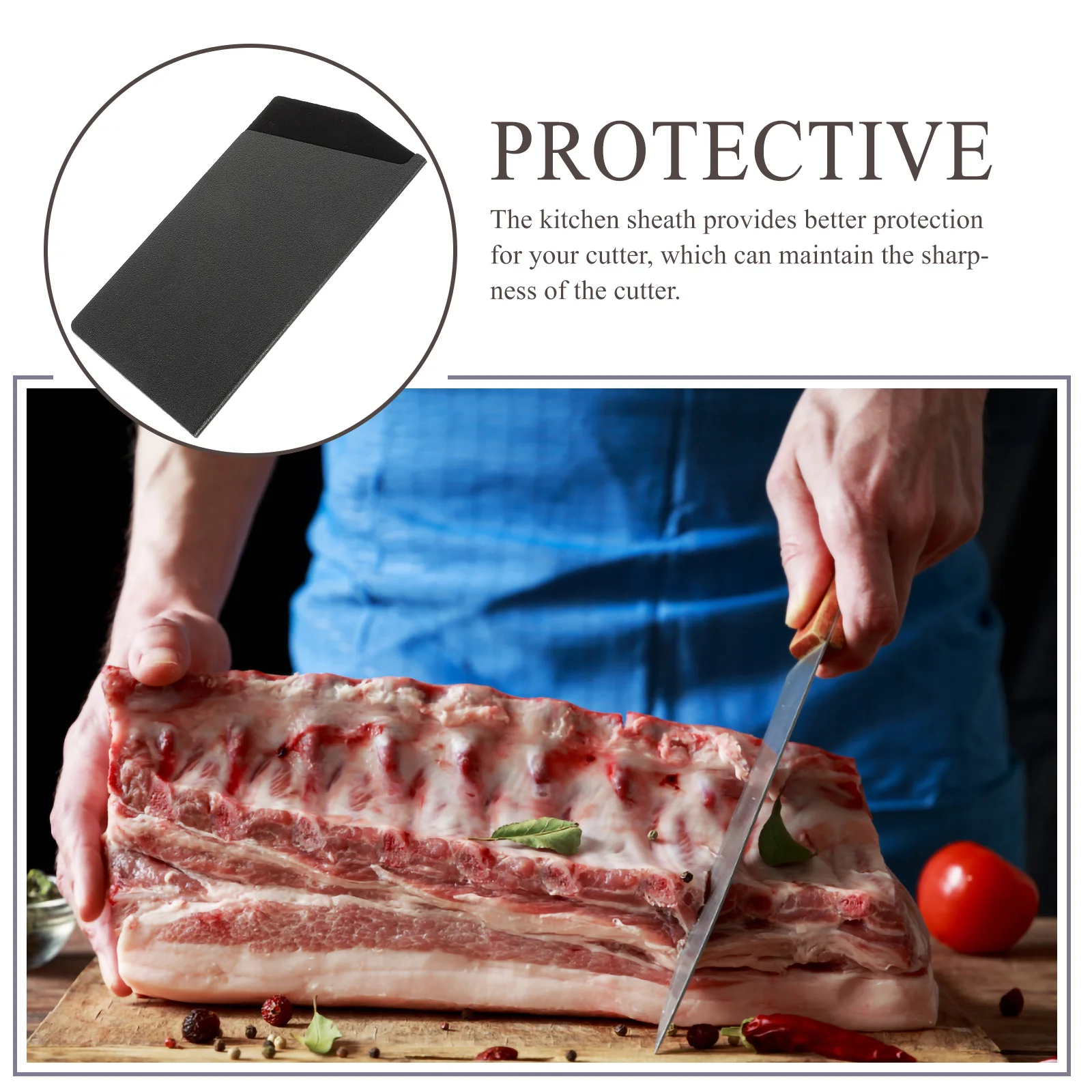 Cutter Protection Sleeve Compact Size Professional Cover for Fishing Camping Kitchen Tool Accessory Cutter Travel Supply