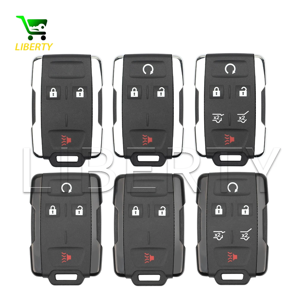 

Ly 3/4/6 Buttons Remote Key Case For Chevrolet Tahoe Suburban Sierra Silverado Smart Key Shell Housing For GMC Yukon XL Terrain