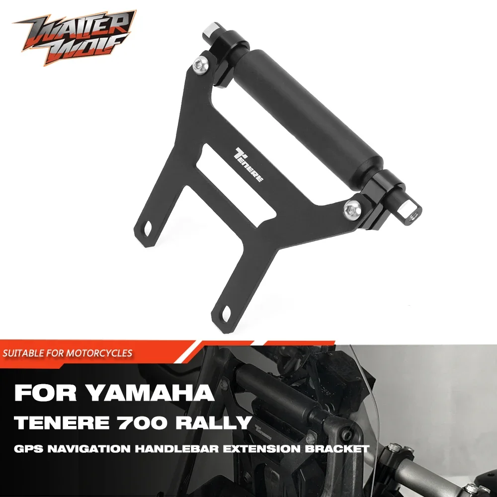 Tenere 700 RALLY GPS Navigation Bracket Handlebar Extension For YAMAHA XTZ700 XTZ 2019-2022 Bar Adapter Motorcycle Accessories