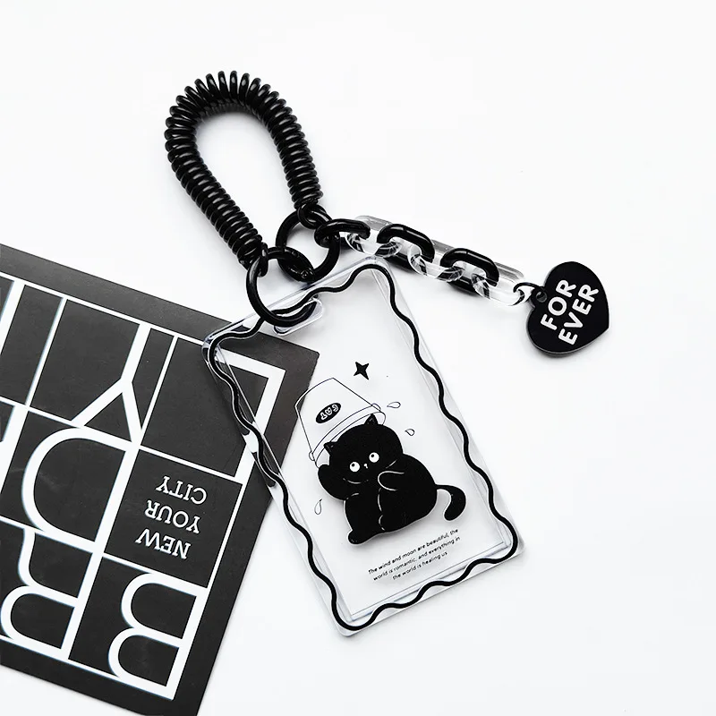 Student Card Protector High Quality Transparent Card Case Cute Card Sleeve Playful For Everyday Use Transit Pass