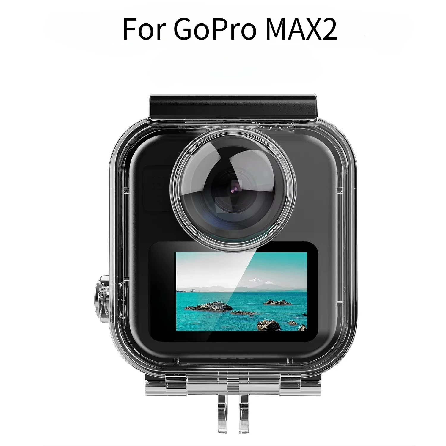 For GoPro Max 2 Invisible Diving Protective Case Water Sports Special Accessory Waterproof Case