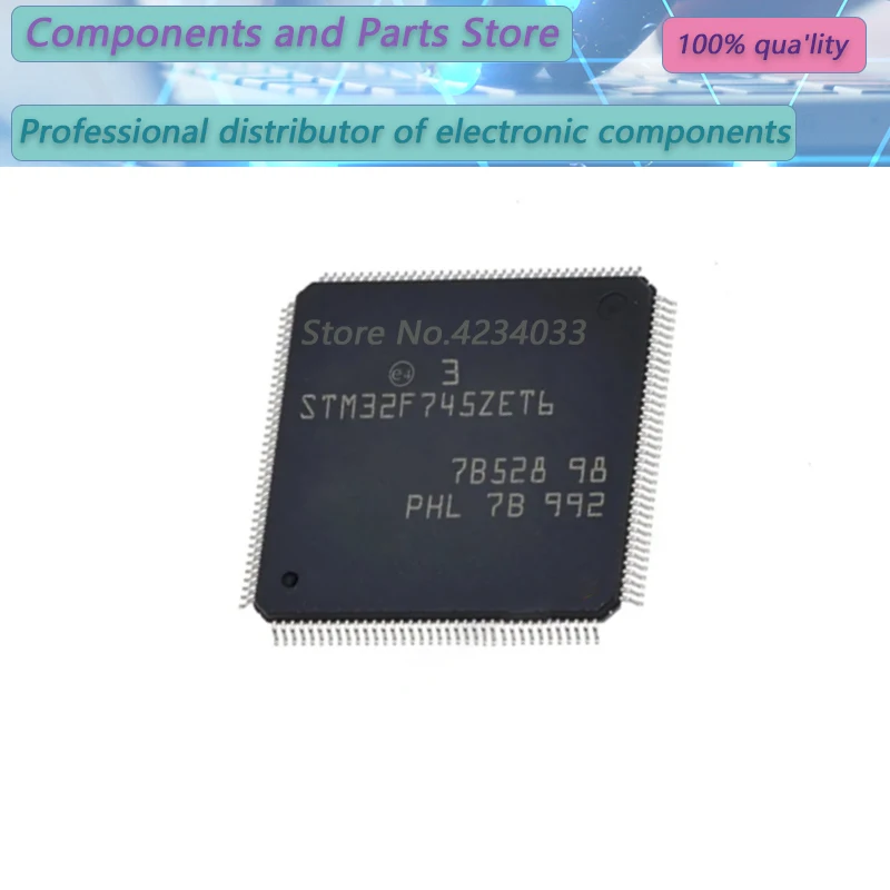 1PCS STM32F745ZET6  STM32F745  TM32F745ZET6  LQFP-144  Chip Brand 100%  New Original