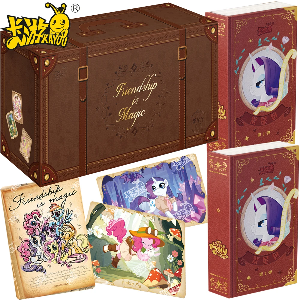 

Original KAYOU My Little Pony Collection Cards American Popular Animation Roles Adventure Trip Treasure Map Cards Festival Gifts