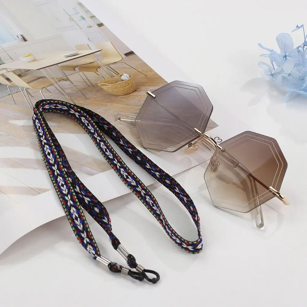 Fashion Anti Lost Boho Glasses Strap String Holder Neck Cord Eyewear Rope Retainer Eyeglasses String Chains Glasses Accessories
