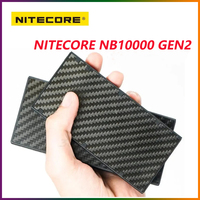 NITECORE NB10000 GEN2 V2.0 Mobile Power Bank Portable Poverbank 10000mAh Carbon Fiber PD/QC3.0 18W Fast Charge for iPhone Xiaomi