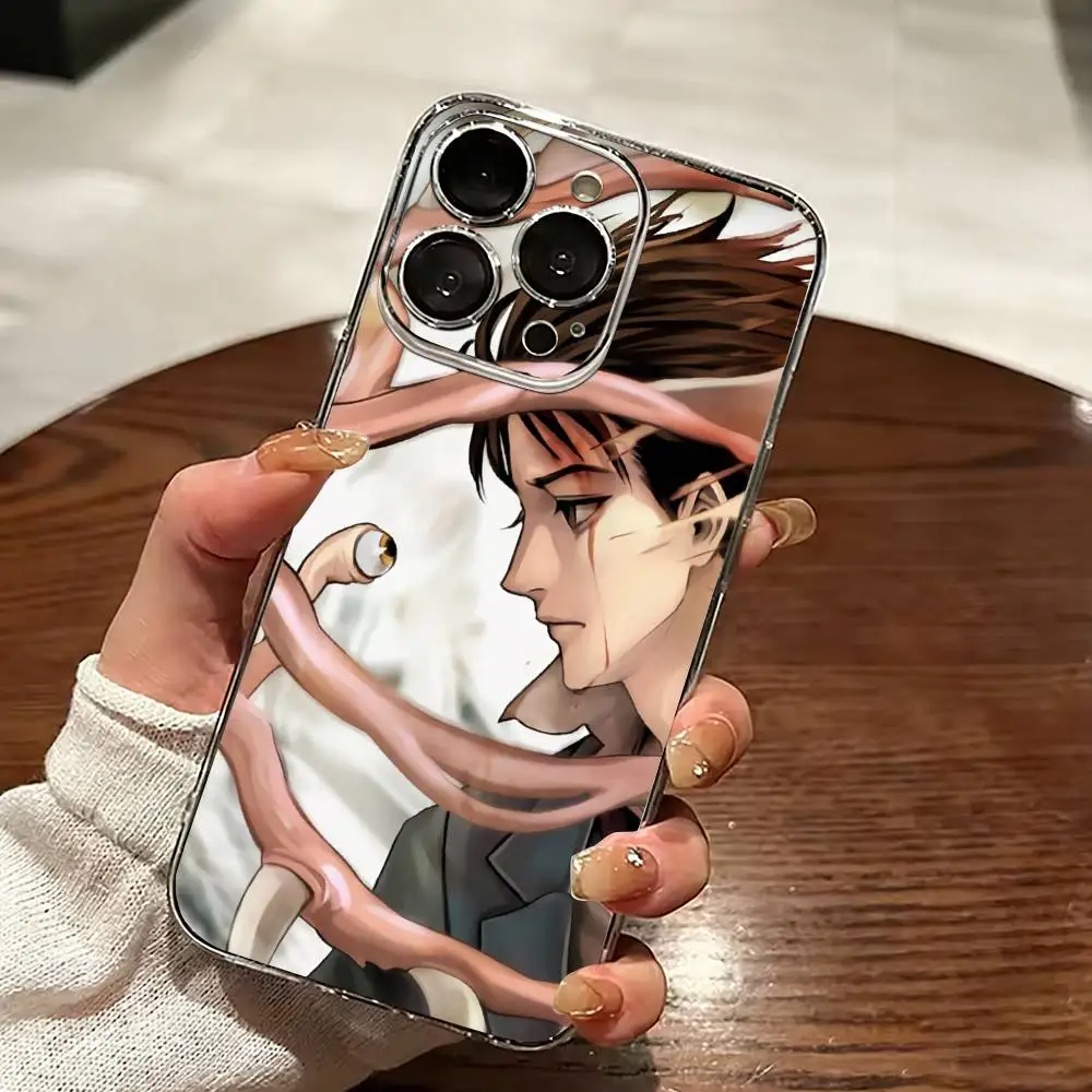 Anime p-Parasyte-e Phone Case Transparent Silicone Soft For iPhone 17 16 15 14 13 12 11 Mini Pro Max Plus