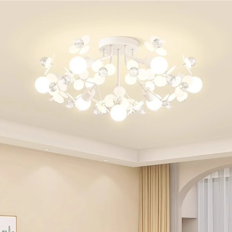 

Современные минималистичные потолочные светильники кремового цвета для зала, столовой, гостиной, кабинета, кафе, проживания в семье, светодиодный потолочный светильник для главной спальни