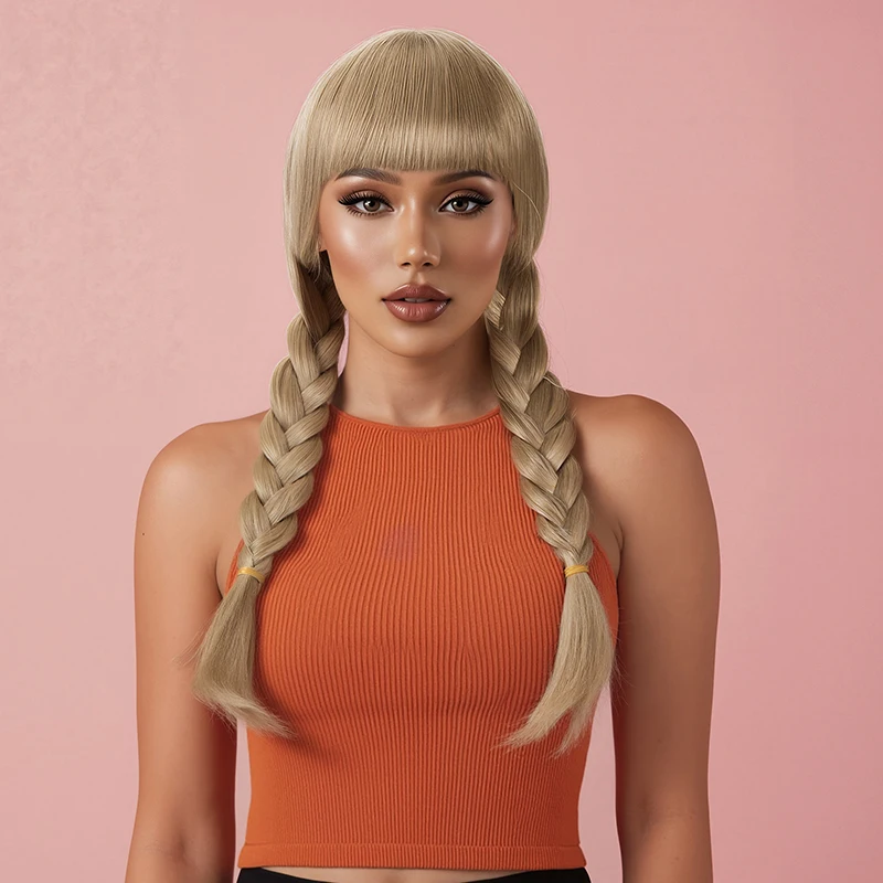 

Парик, европейский и американский косплей, женский косплей, парик, шляпа, повязка на голову, парик, аниме Парик из синтетического волокна