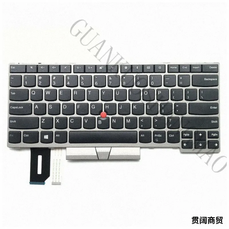 HJY...01YN300 is suitable for Lenovo T480S E480 L380 L380 portable computer keyboard with backlight