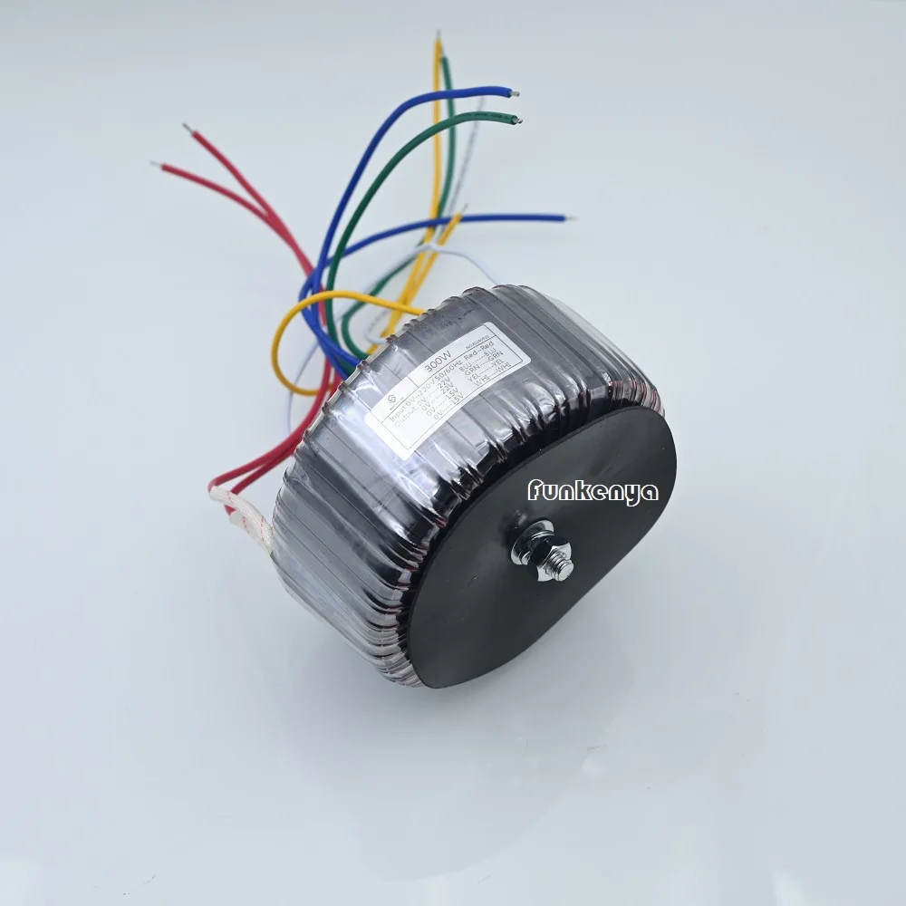 Toroidal Transformer 300VA Dual 15V+ Dual 22V 24V 26V 32V 40V DIY Power Amplifier Ring Type Transformer 300W Copper Wire