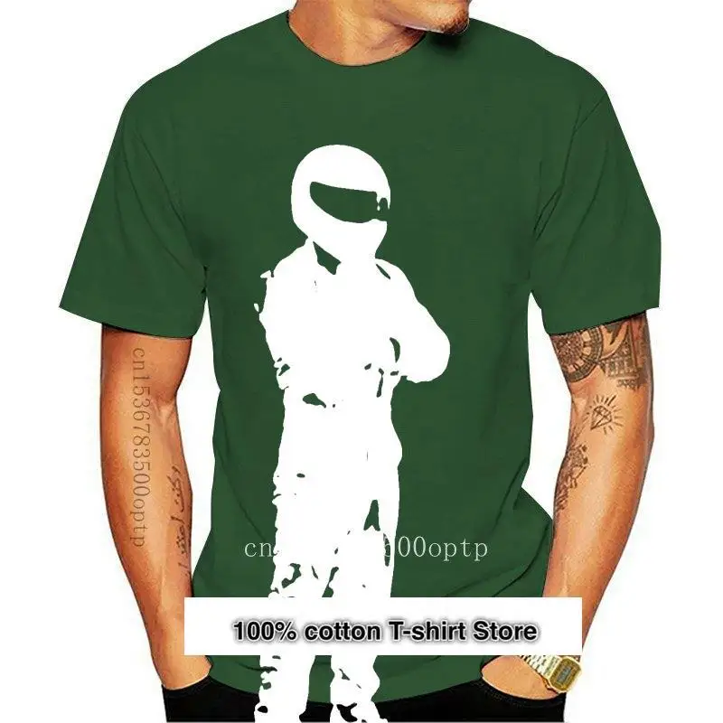 Camiseta oficial para hombre, Top Gear The Stig, color negro