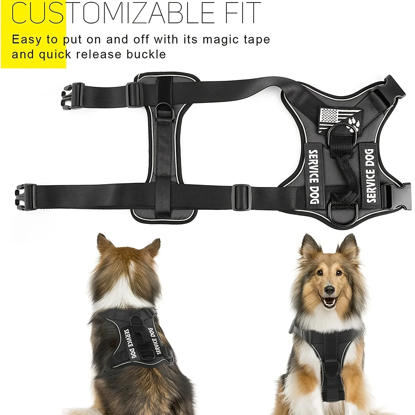 New explosion-proof reflective night vision vest dog breast strap leash