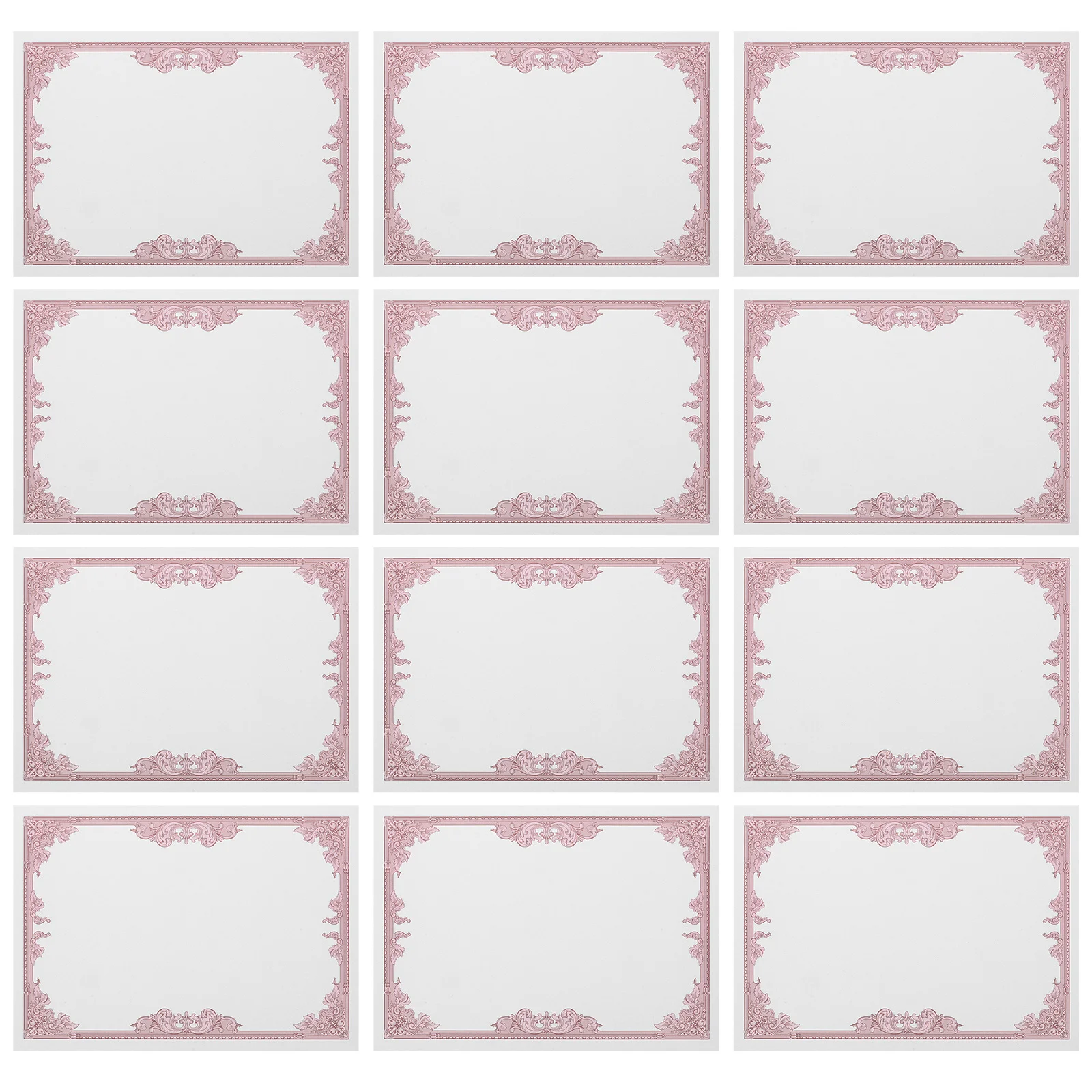 

30pcs Inner Blank Award Certificate Sheets Graduate Diploma Paper School Award Supplies Printable Certificate Paper For