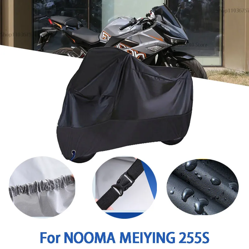 

Motorcycle Full Covers For NOOMA MEIYING 255S Car Outdoors Sun Protection Dust No Ear Thickened Oxford Clothcover Accessories