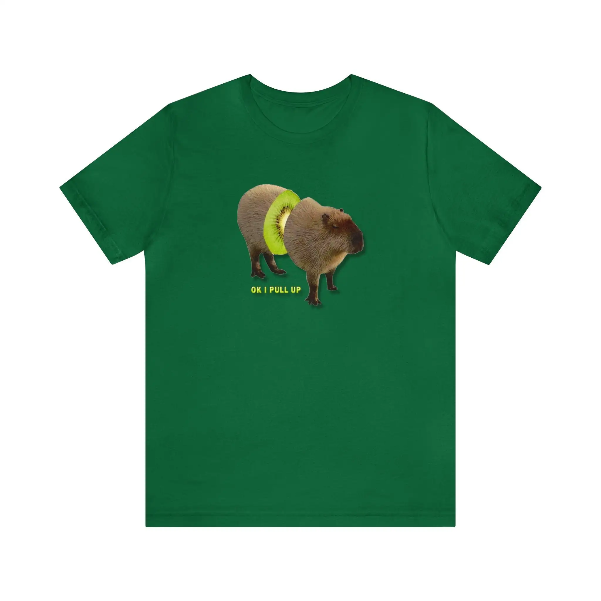 Ok I pull up t shirt Capybara Meme Funny Parody Animal Capy