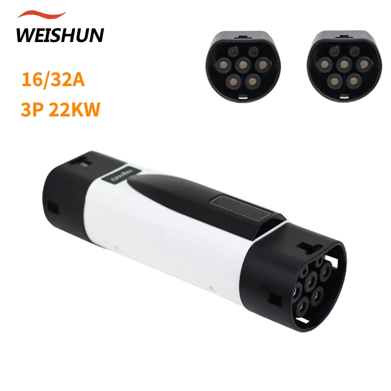 GBT Charger to Type2 Electric Car 1/3 Phase Adapter GBT TO TYPE2 EV Adapter Electric Vehicle Charger Connecter for 16A/32A