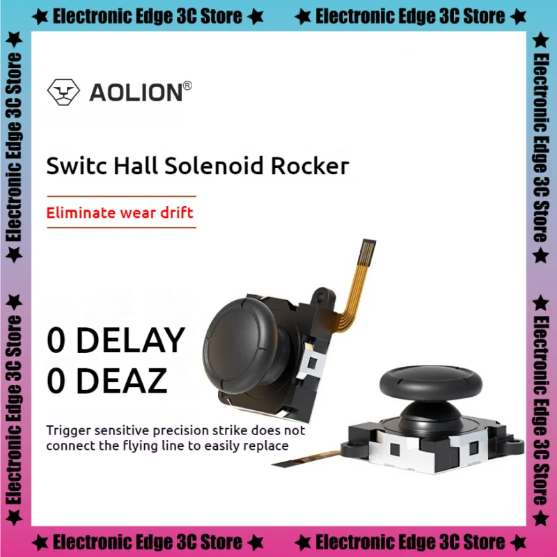 Aolion  Switch Joycon Hall Joystick  Drift Original Joystick For Nintendo Oled Gaming Console Lite Handheld Button Accessories