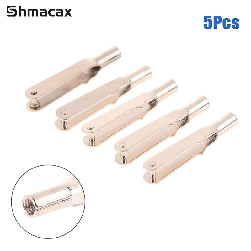 5Pcs M2/ M3 Steel Clevis Push Rod Coupler Servo Connector Chuck Horn Clip For RC Micro Drone Aircraft Boat Parts