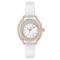 Rhinestone Women's Jewelry Watches Vintage Oval Simple Party Dress Watches Quartz Watches Leather