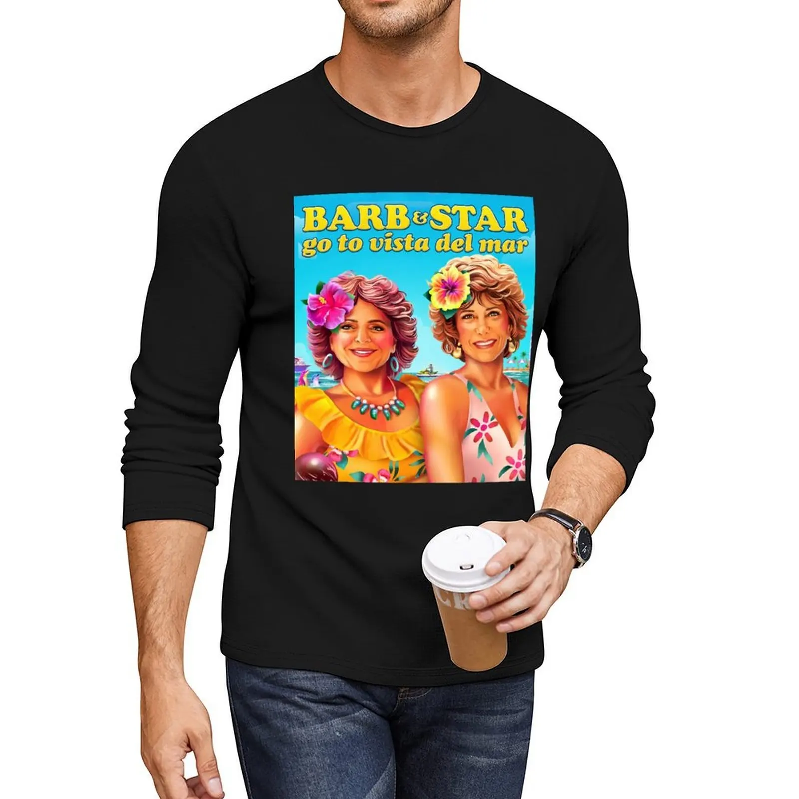 

Barb and Star Go to Vista Del Mar 2021 T-Shirt Long T-Shirt man clothes quick drying t-shirt aesthetic clothes Men's clothing