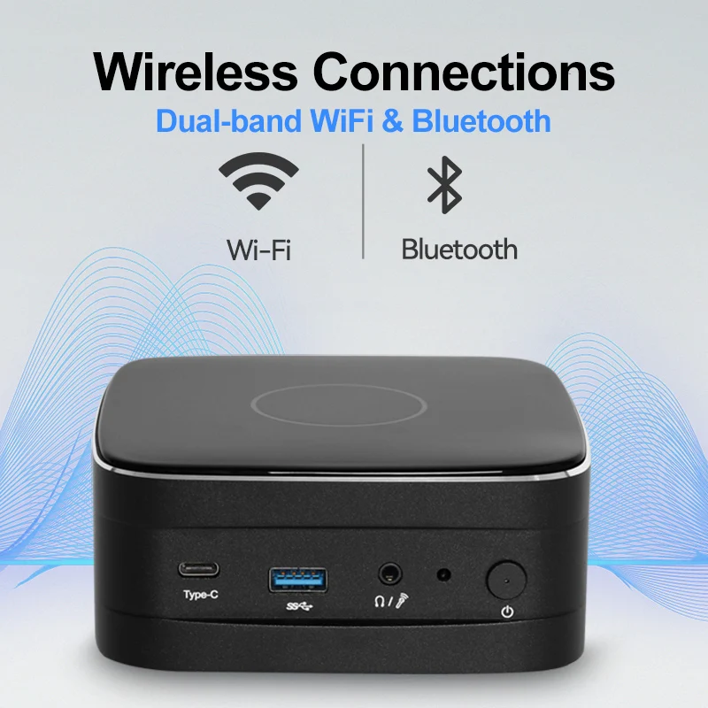 Ultra Compact Mini PC Intel Core i7 10510U i5 10210U i3 10110U DDR4 M.2 NVMe SSD 4K UHD WiFi Bluetooth Thunderbolt3 IR Control