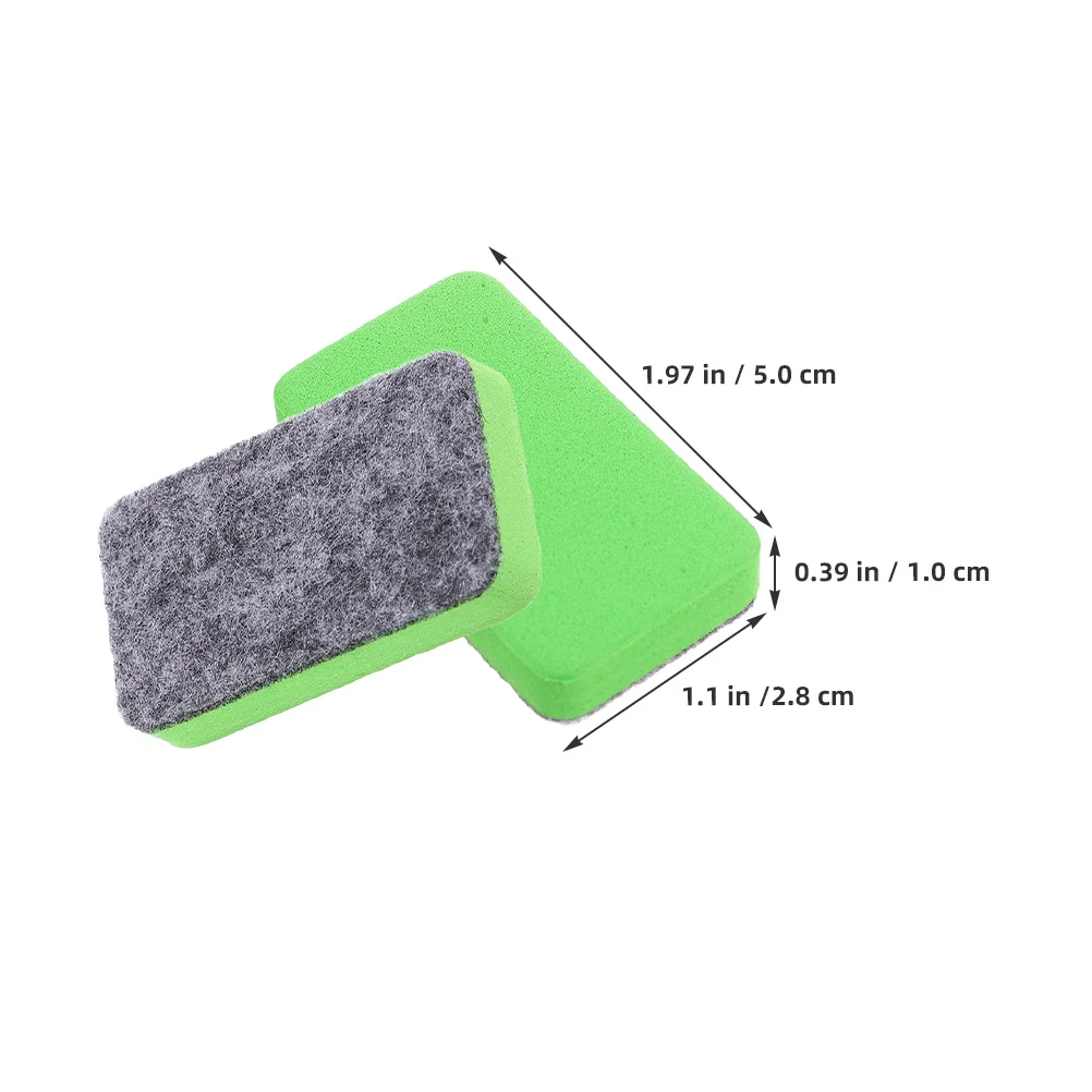 100 قطعة ممحاة السبورة الصغيرة الصغيرة الجافة محو مجلس الأنظف لمكتب الفصول الدراسية المنزل قابلة لإعادة الاستخدام محايات السبورة للمعلمين