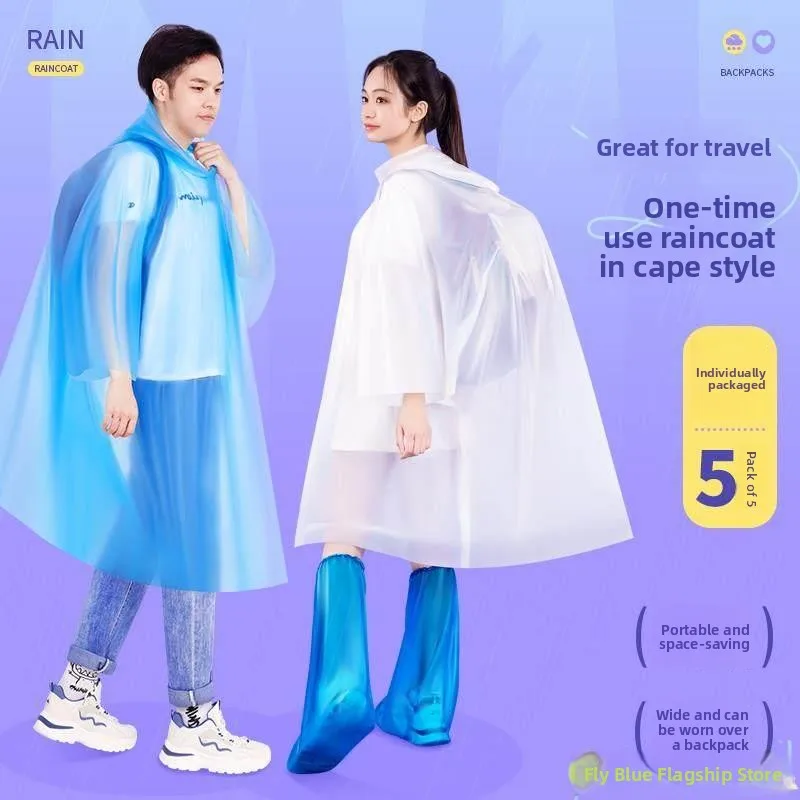 

Утолщенный одноразовый дождевик-пончо для горного велосипеда, специальный дождевик для студентов, для езды на велосипеде, с двойным капюшоном, из материала EVA, дышащий