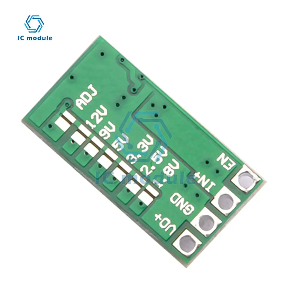 2 sztuk DC-DC 12-24V do 5V 3A Mini obniżanie mocy moduł zasilający napięcie Buck regulowany konwerter 1.8V 2.5V 3.3V 5V 9V 12V