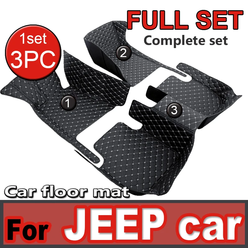 

Car Floor Mats For JEEP Compass Wrangler Grand Cherokee Renegade Patriot Liberty Commander Wagoneer Car Accessories