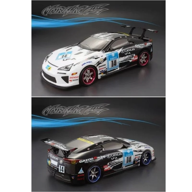 1/10 RC LFA Touring Car Drift RC PC Lexan Shell Finished With Mirror 190mm Width For RC On-Road Hsp Tamiya XV-01 LC PTG
