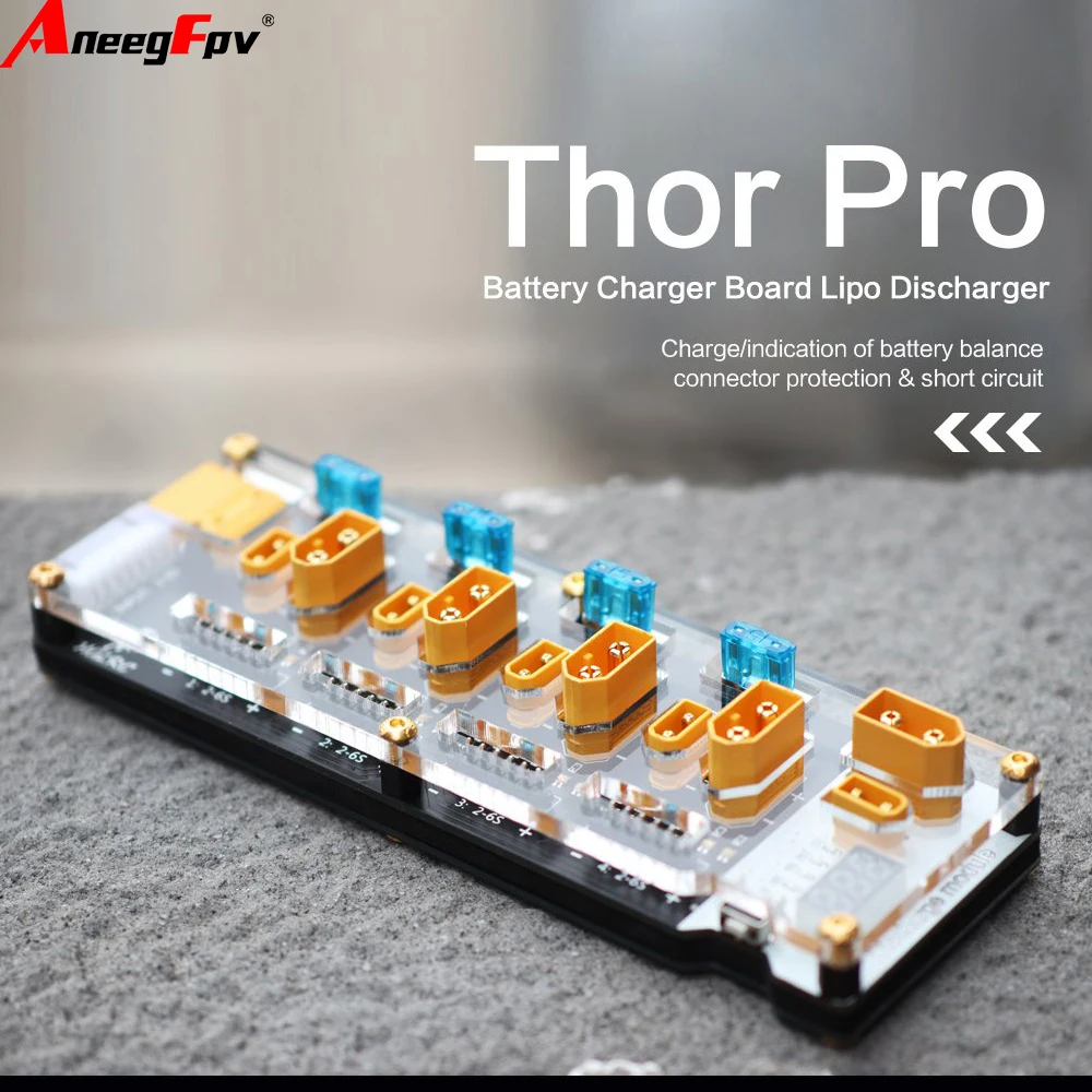 

HGLRC Thor pro 40A LiPo аккумуляторная плата зарядного устройства XT60 XT30 2-6S, совместимая с IMAX B6 ISDT Q6 Nano HOTA D6