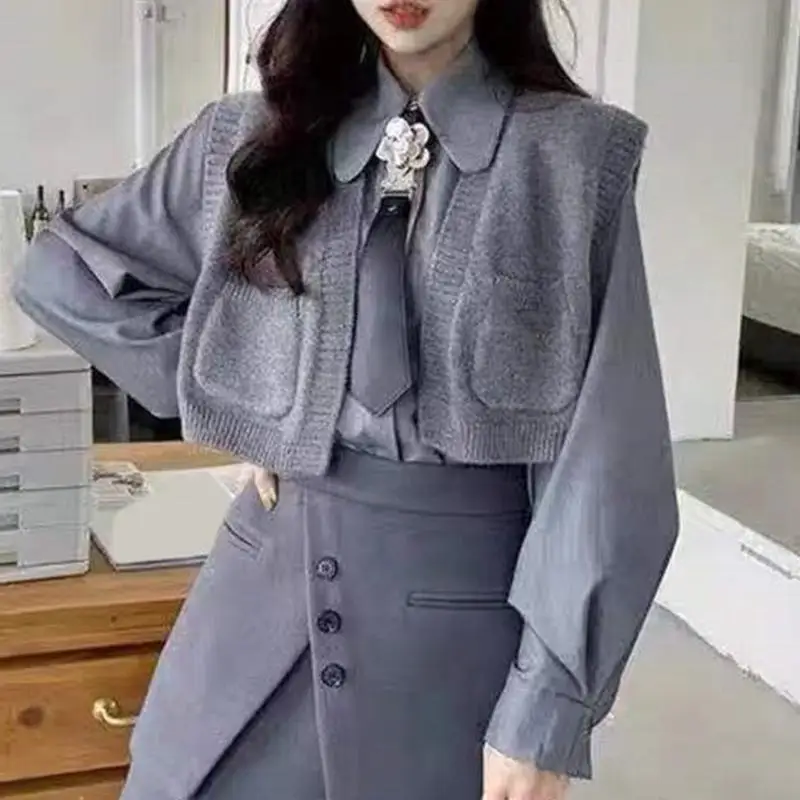 L5YA 고등학교 여학생 유니폼을위한 유니폼 검은 넥타이 Pre-tied Preepy Look Bowknot이있는 조절 식 넥타이