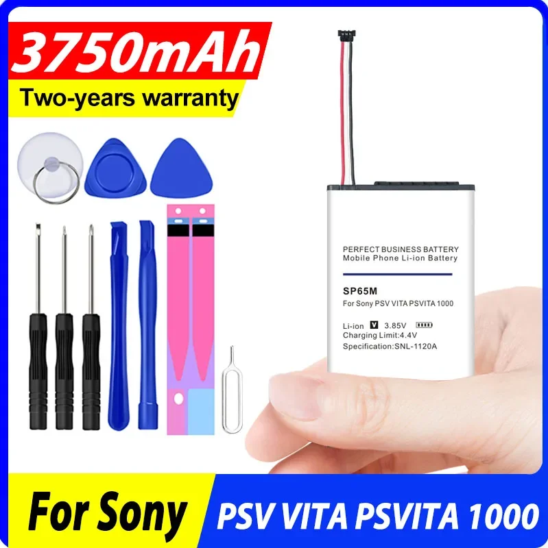 Top Brand  New 3750mAh SP65M Battery for Sony PS PSV VITA PSVITA 1000 psv1000 PCH-1001 PCH-1101 Console In Stock SP 65M