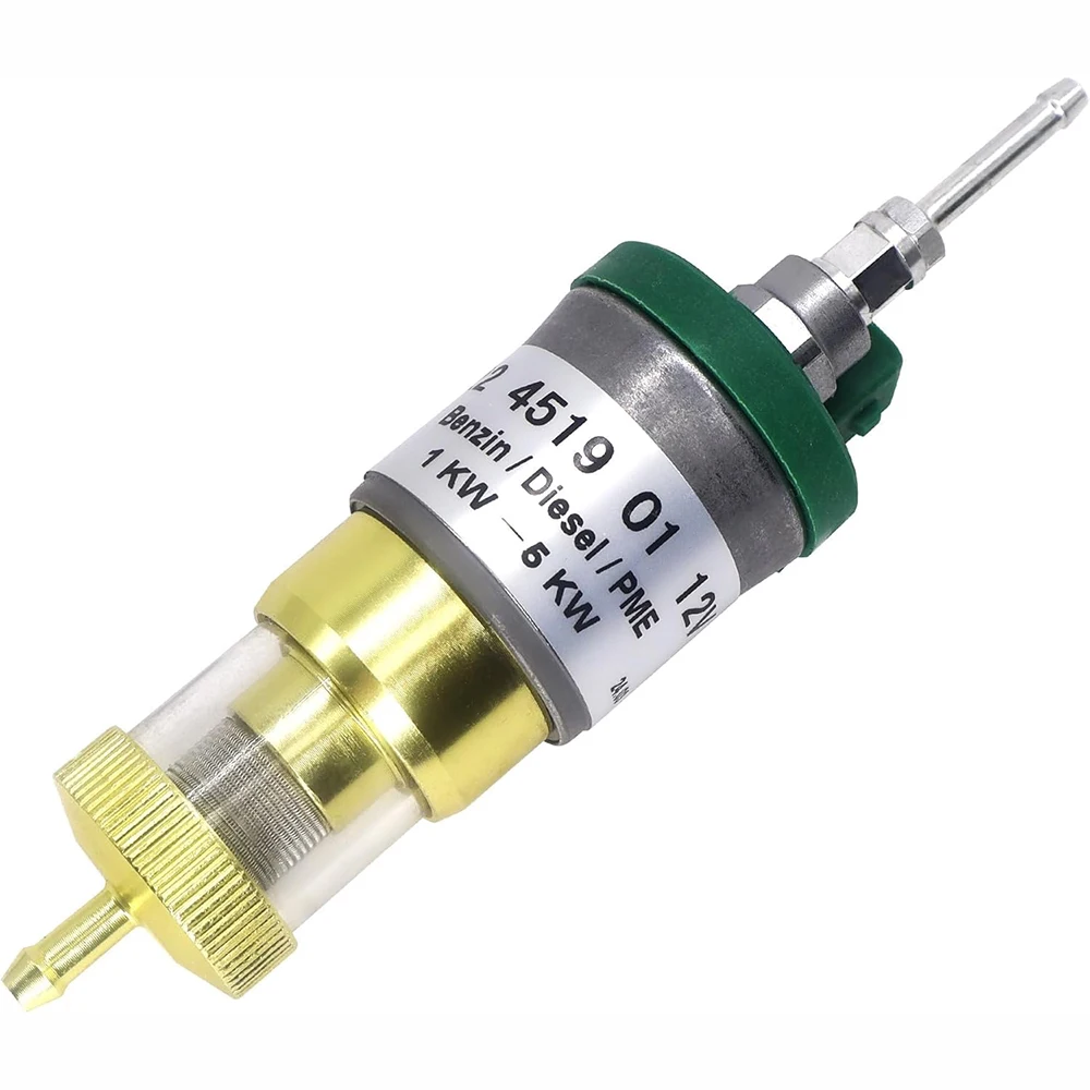 16/22/28ml 12V 24V Diesel Heater Fuel Pump + 4M Fuel Line + Removable Filter for 1-5KW Eberspacher