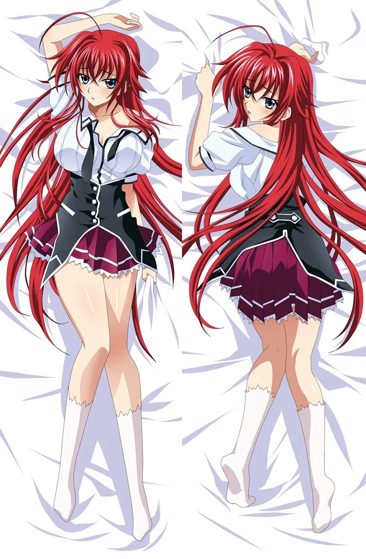 Anime Body Pillowcase High School DxD Rias Gremory Himejima Akeno Irina Shidou Dakimakura Pillow Cover Case Double-sided Print