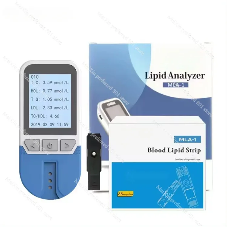 Blood lipid detector Pentathlon triglyceride total cholesterol high density lipid low density monitor