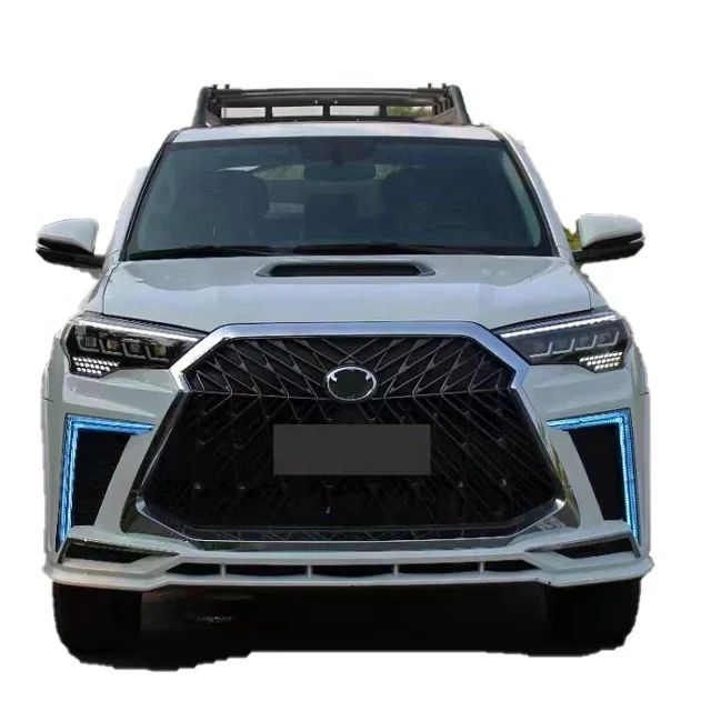 Hot Sale Auto Accessories Plastic 4 Runner 10-22 Car Body Kit Upgrade Lexus Style Convert Bumper Kits