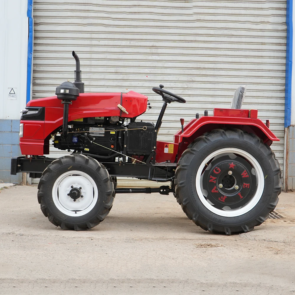 Professional 2WD Mini Farm Tractor Multifunctional Riding Garden Tractor with 4WD Wheel Engine Motor