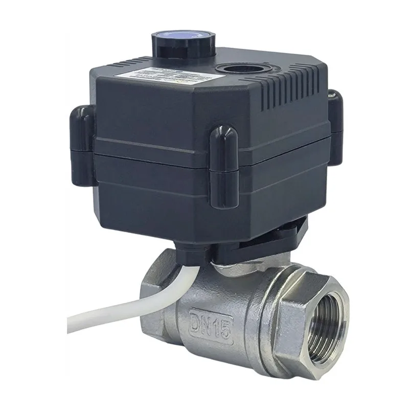 

OEM/ODM SS304 PVC Plastic Brass Electric Actuator Electric Breaking Ball Valve for Automatic Water Flow Control