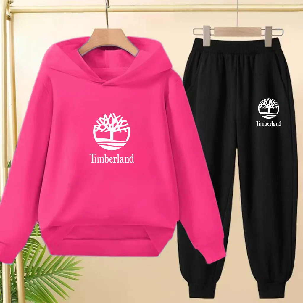 2026 Neues Kinder-Sport-Kapuzen-Sweatshirt-Set – Modisches und trendiges Marken-Set für Jungen und Mädchen von 3 bis 13 Jahren – Oberteil + Unterteil – Detail 16