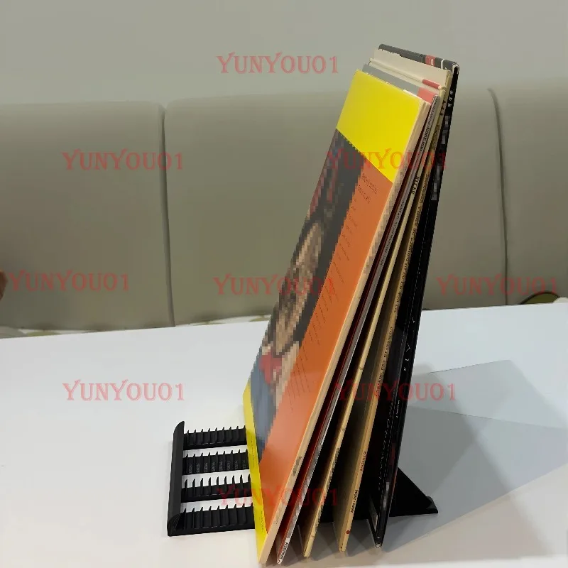 

Vinyl Record Rack 12-inch Record Display Rack, Storage Rack, Display Rack LP Desktop Vertical Storage and Finishing