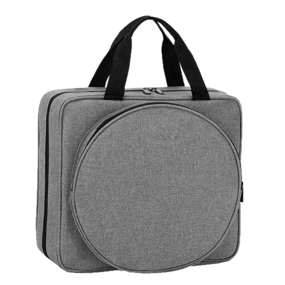 

Compact Embroidery Storage Bag with Multiple Compartments and Padded Interior for Organized Crochet Hook and Thread Management