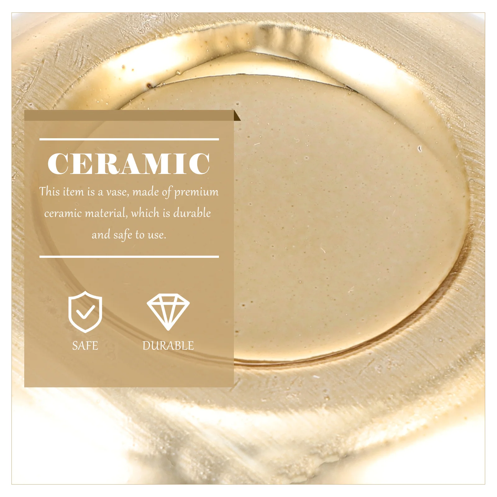 

Ceramic Vase Multi-Function Decorative Flower Holder for Garden Yard Style Flower Container