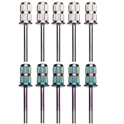 ERUIKA 10PCS Nail Shaft Accessories Match Nail Sanding Electric Rotating Nail Drill Manicure Cutters Manicure Tool