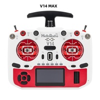 Helloradio V14 MAX R9 V14MAX 4N1 multi-protocol Remote control ELRS 2.4G AI FPV Aircraft TX transmitter EDGETX Head Metal Rocker
