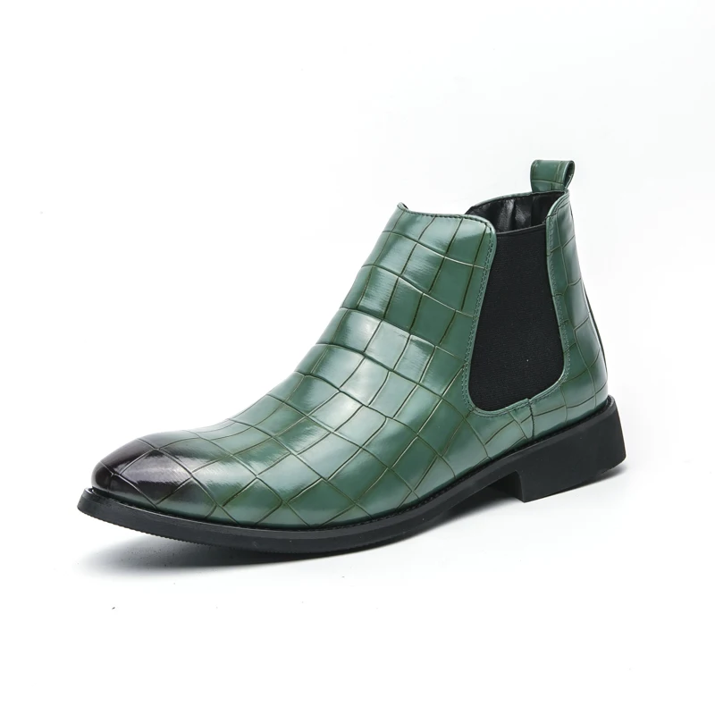 

Business men's formal leather shoes Casual high quality fashion high top comfortable fashion plus-size men's leather shoes