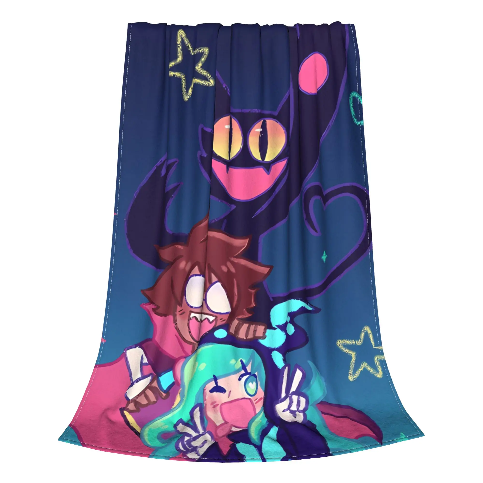 1PC Home Cute Room Decor Cartoon  Blanket Throw Blanket Villainous Novelty Warm Blanket All Season